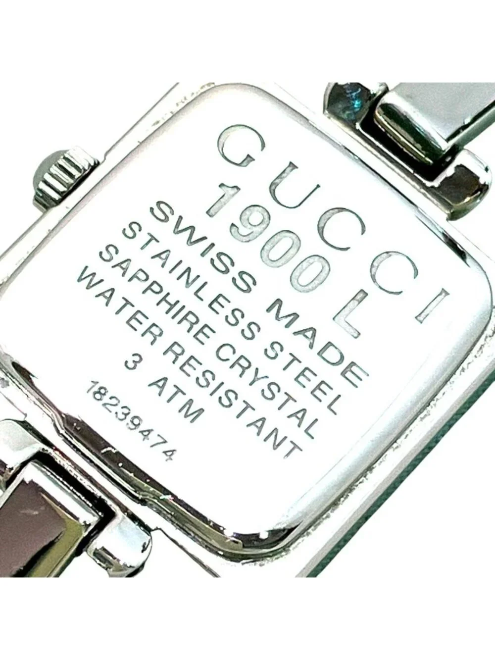 Gucci Bangle Watch SS Quartz Pink Shell Dial